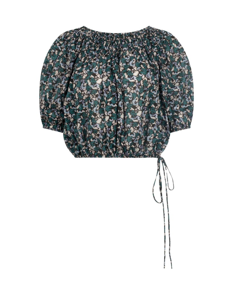 BLOUSES/SHIRTS/TOPS Lotus Print Top in Mosaic Drift Merlette