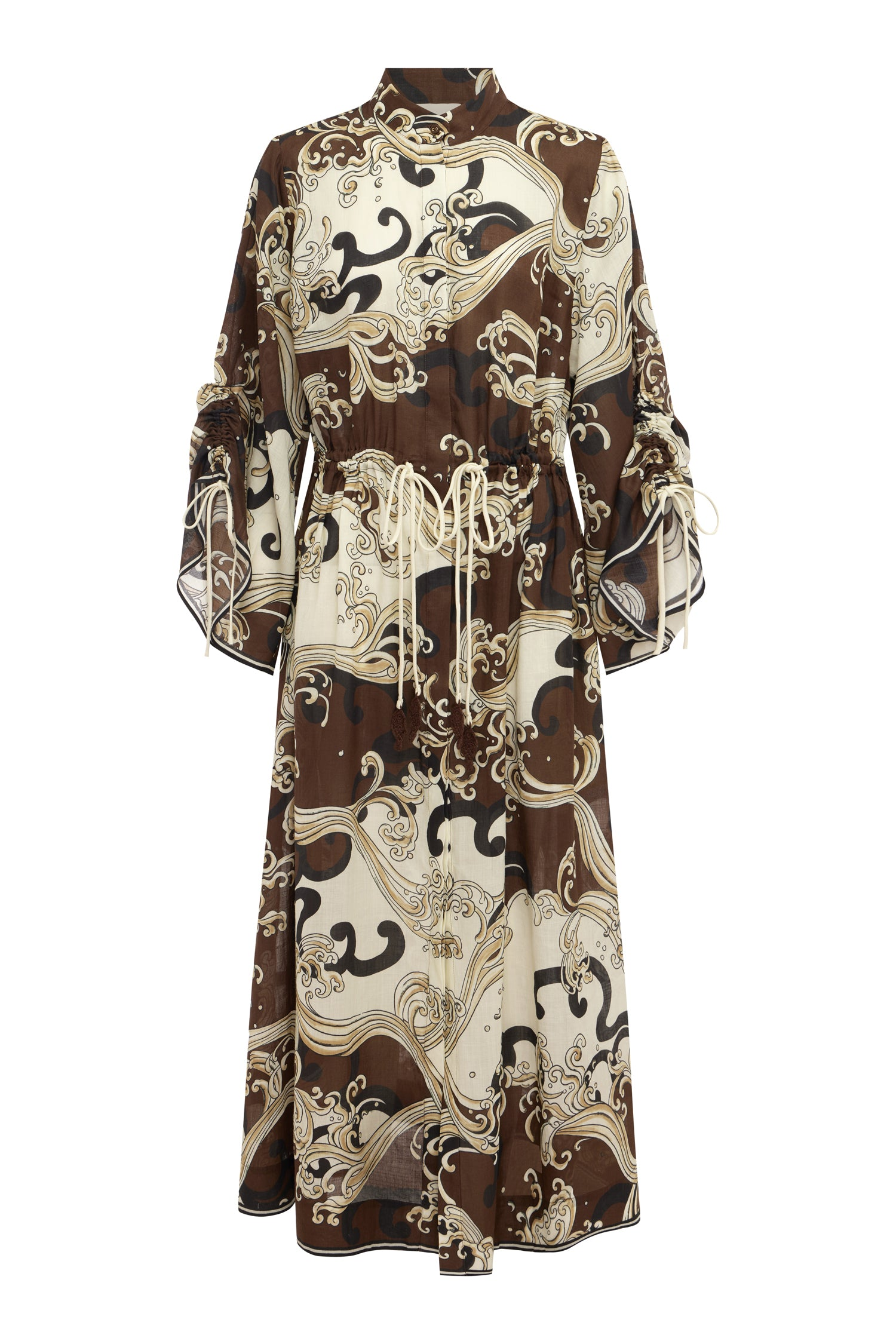 DRESSES/JUMPSUITS Otis Shirtdress in Chocolate Alemais