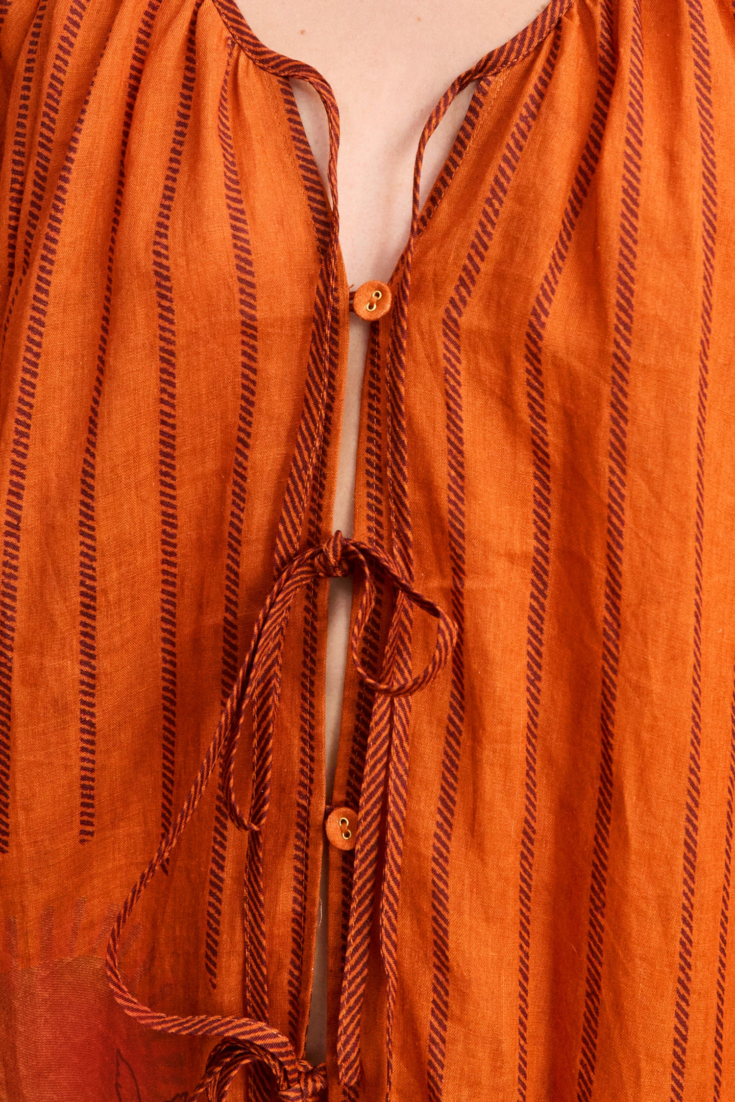 DRESSES/JUMPSUITS Boathouse Shirtdress in Orange Alemais