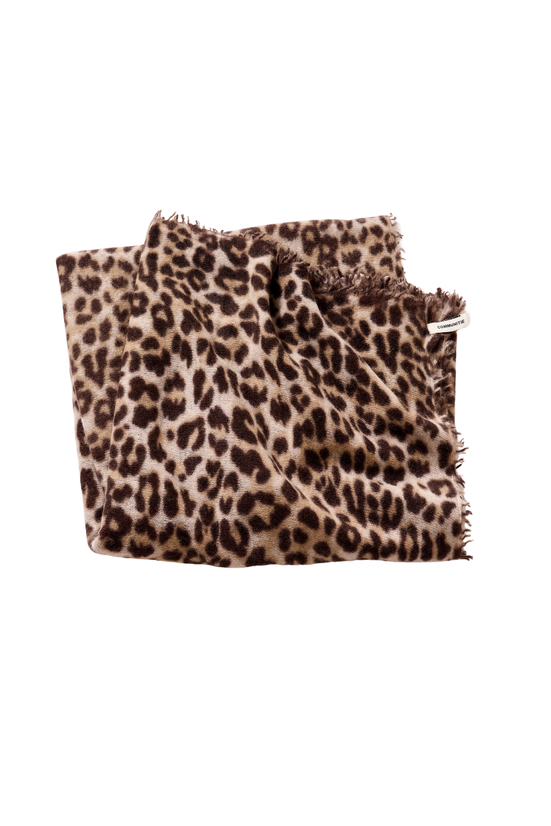 ACCESSORIES Felted Cashmere Lux Stole in Leopard Organic by John Patrick