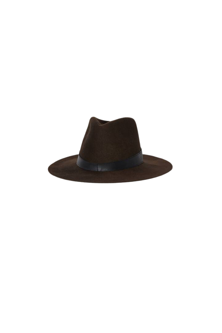RALEIGH FEDORA HAT 美品 Raleigh Wool Hat in Dark Brown – Serafina