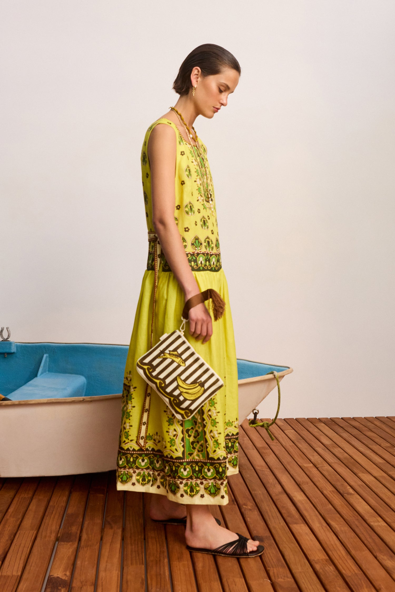 DRESSES/JUMPSUITS Bridgette Midi Dress in Citrus Alemais