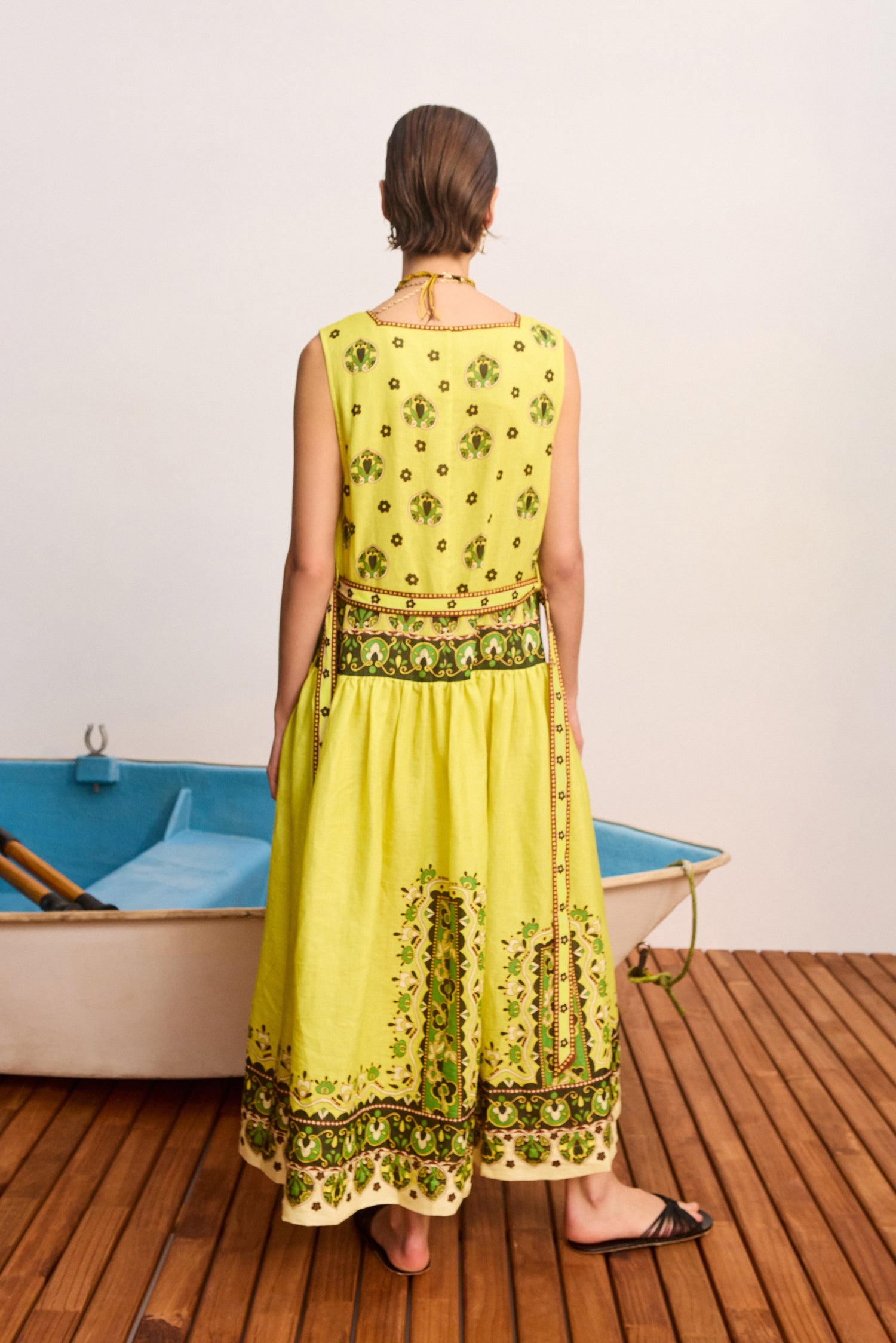 DRESSES/JUMPSUITS Bridgette Midi Dress in Citrus Alemais