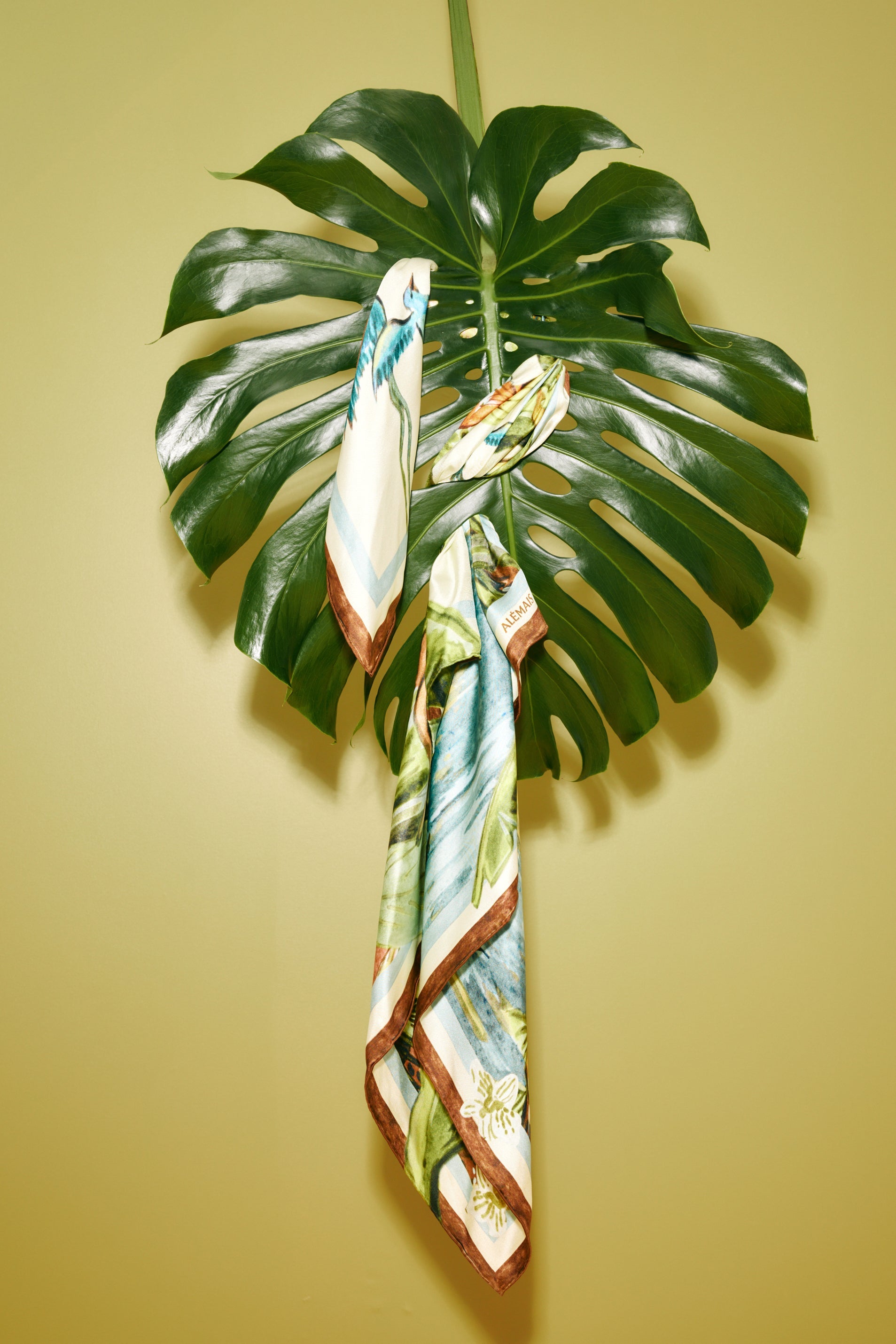 ACCESSORIES Toucan Tango Silk Scarf in Multi Alemais