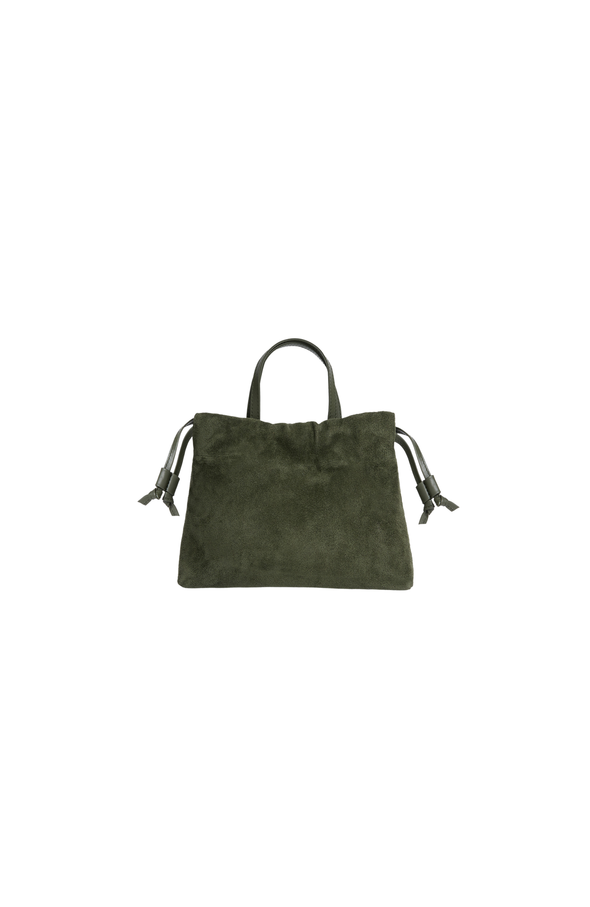 HANDBAGS Mini Asisi Tote in Olive Suede Lemiz