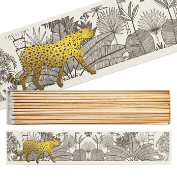 HOME ACCESSORIES Cheetah in Jungle - Long Safety Matches Archivist Gallery