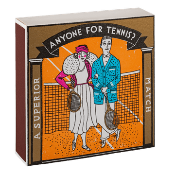 HOME ACCESSORIES Charlotte Farmer Anyone for Tennis - Safety Matches Archivist Gallery