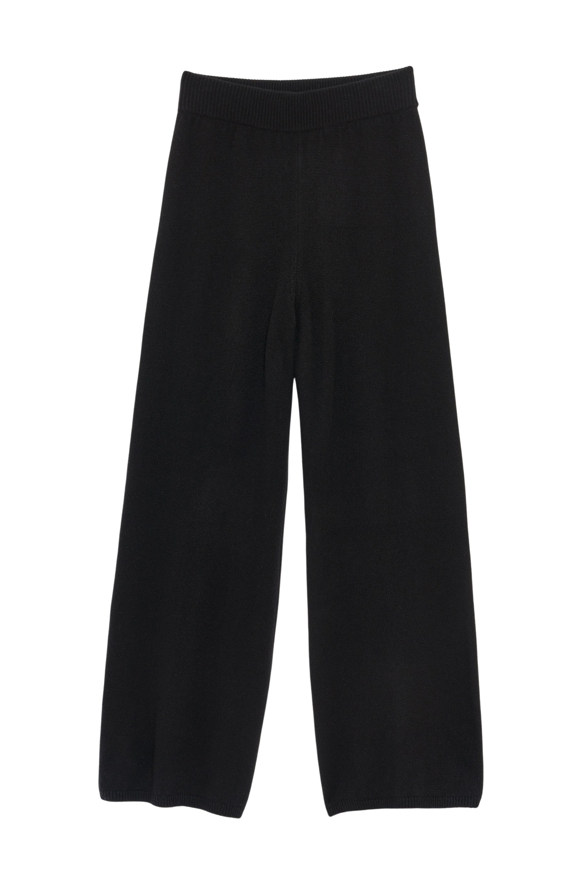 LOUNGE Cashmere Lounge Pant in Black Organic by John Patrick