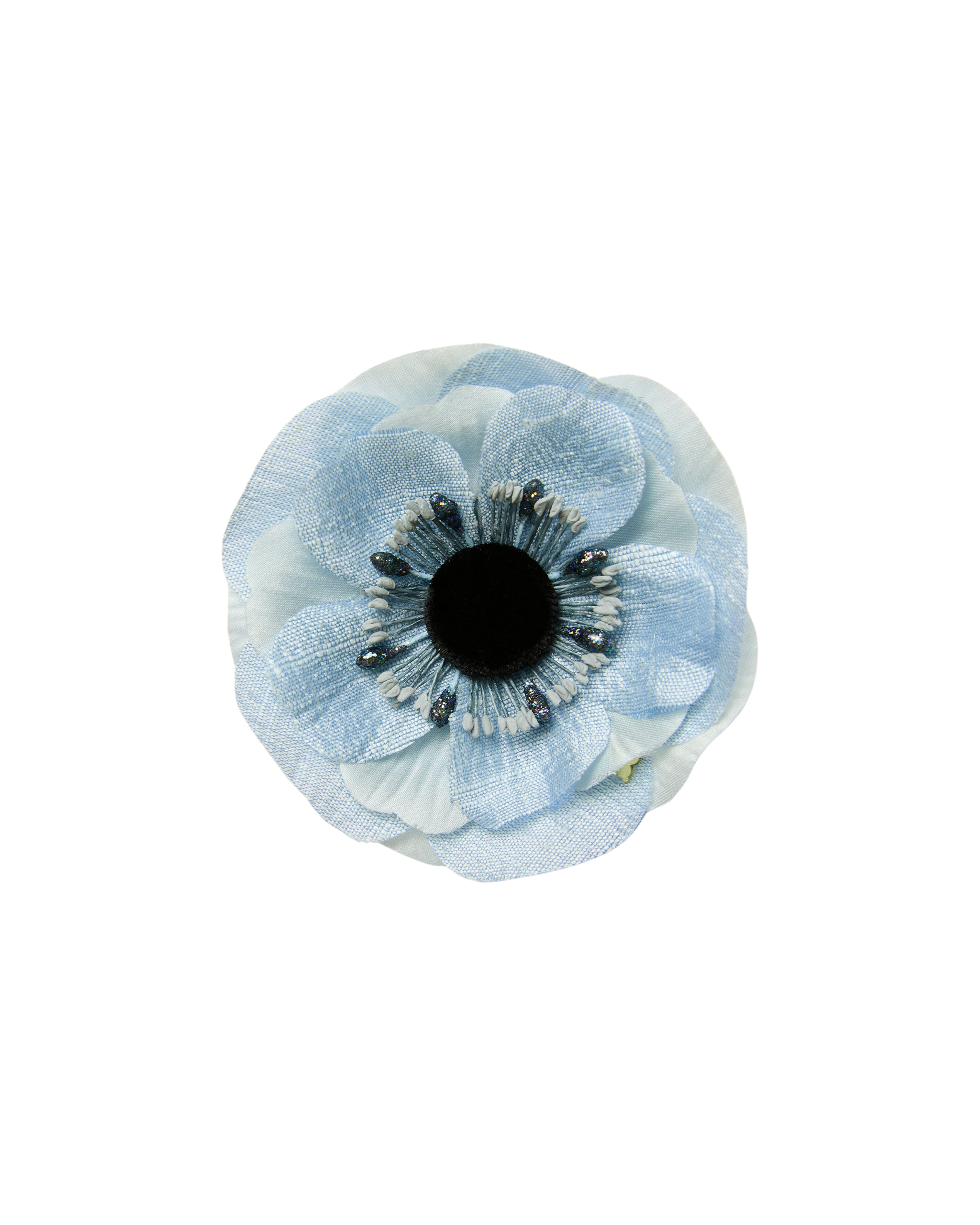 ACCESSORIES Pale Blue Anenome Pin Helena Simon