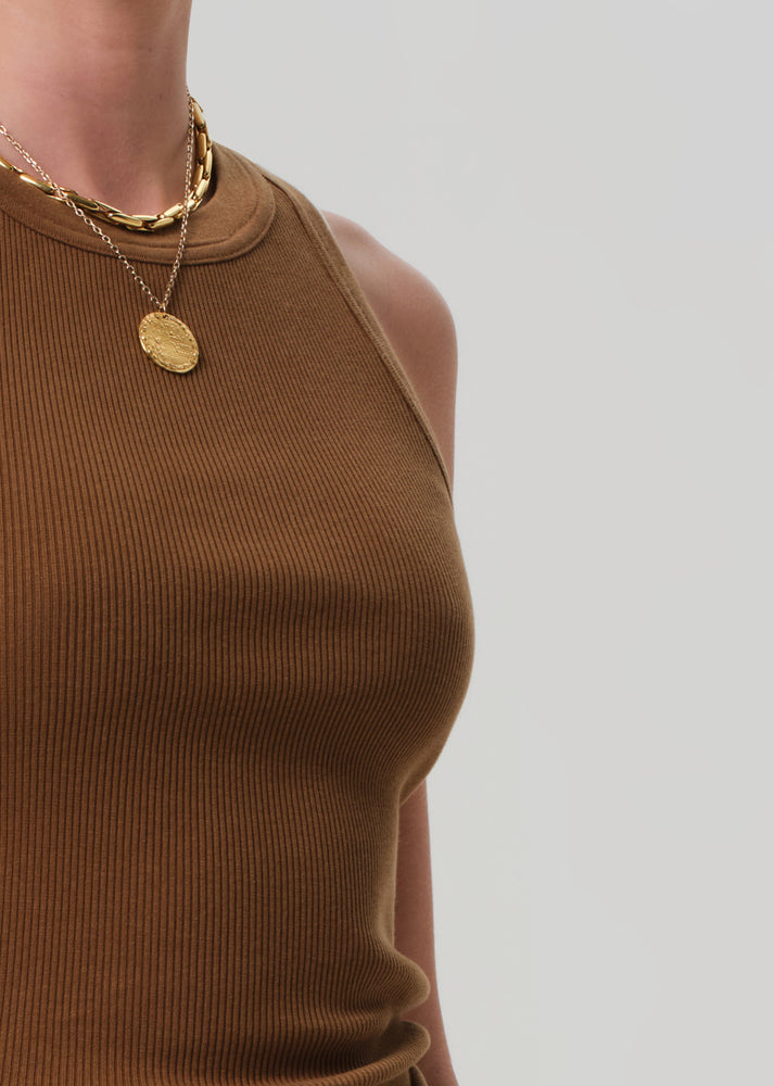 TEES/TANKS Isabel Rib Tank in Manuka Citizens of Humanity