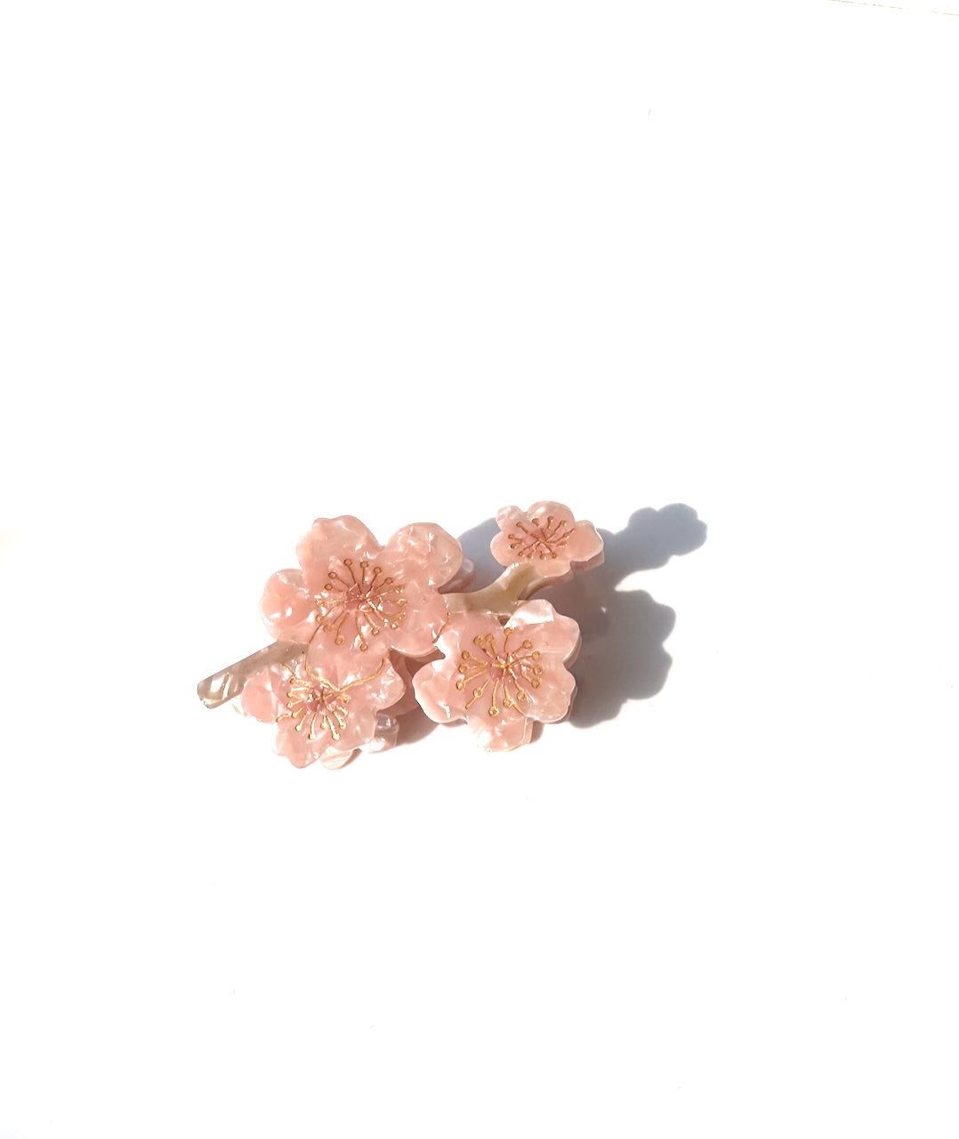 ACCESSORIES Cherry Blossoms Claw Clip in Pink Solar Eclipse