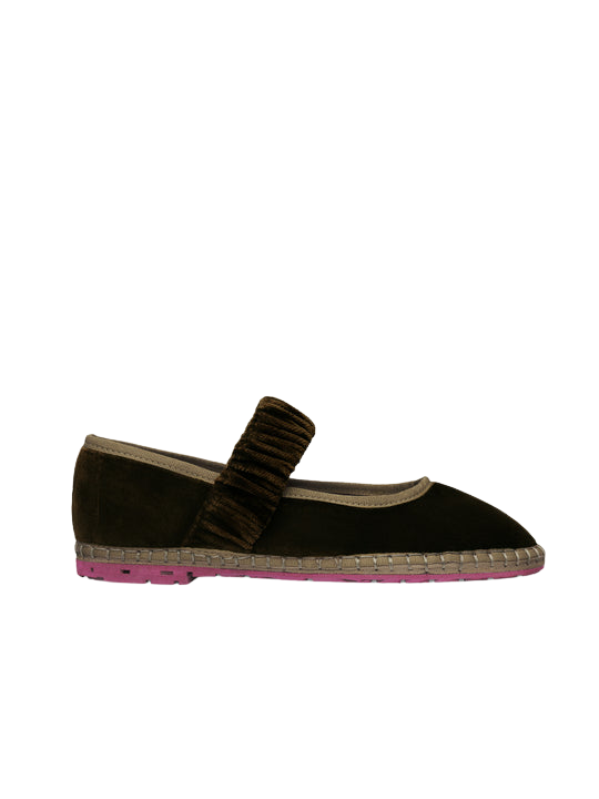 SHOES MAFALDA ULLA MARY JANE IN BROWN Flabelus