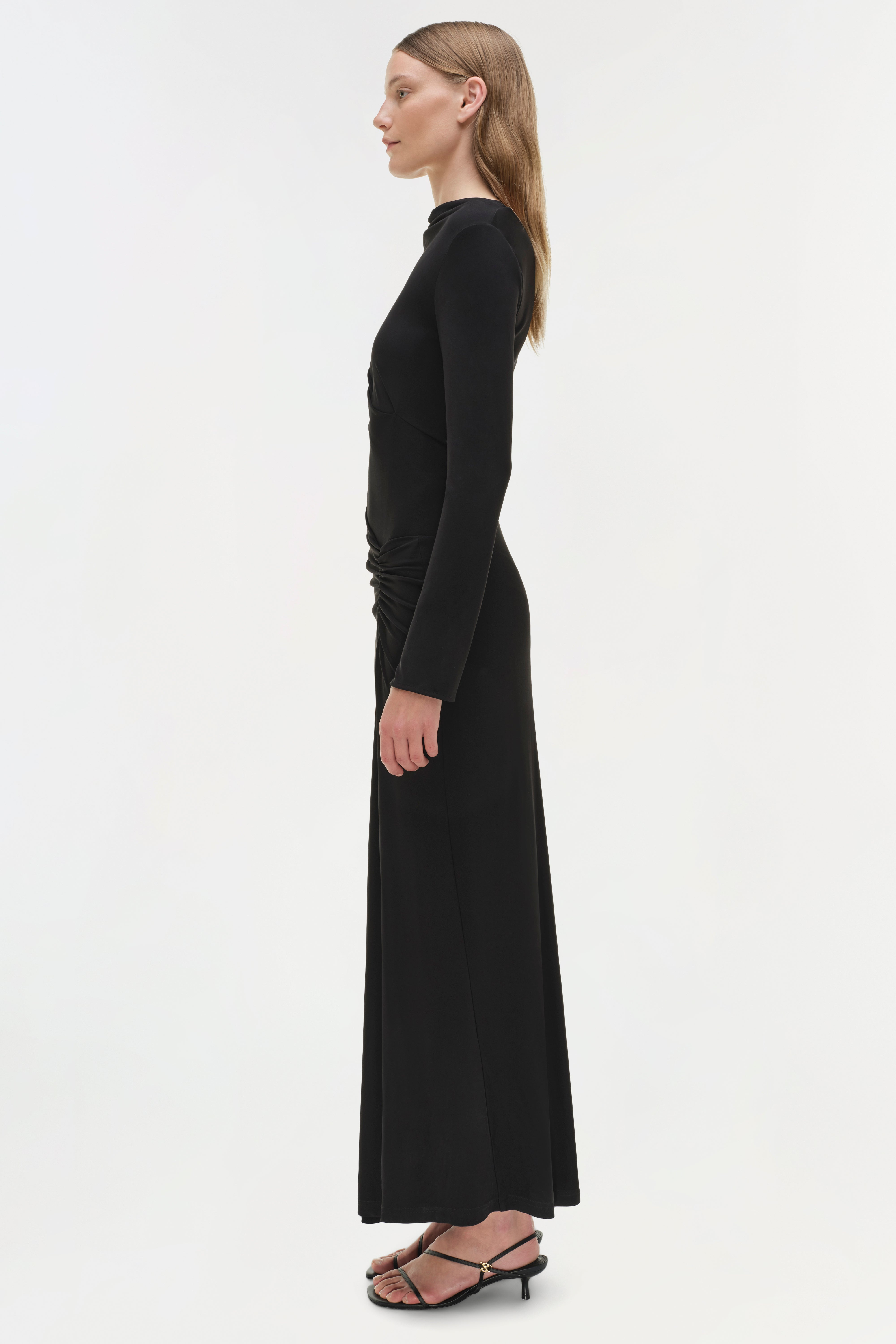 DRESSES/JUMPSUITS Ferrera Midi Dress in Black Simkhai