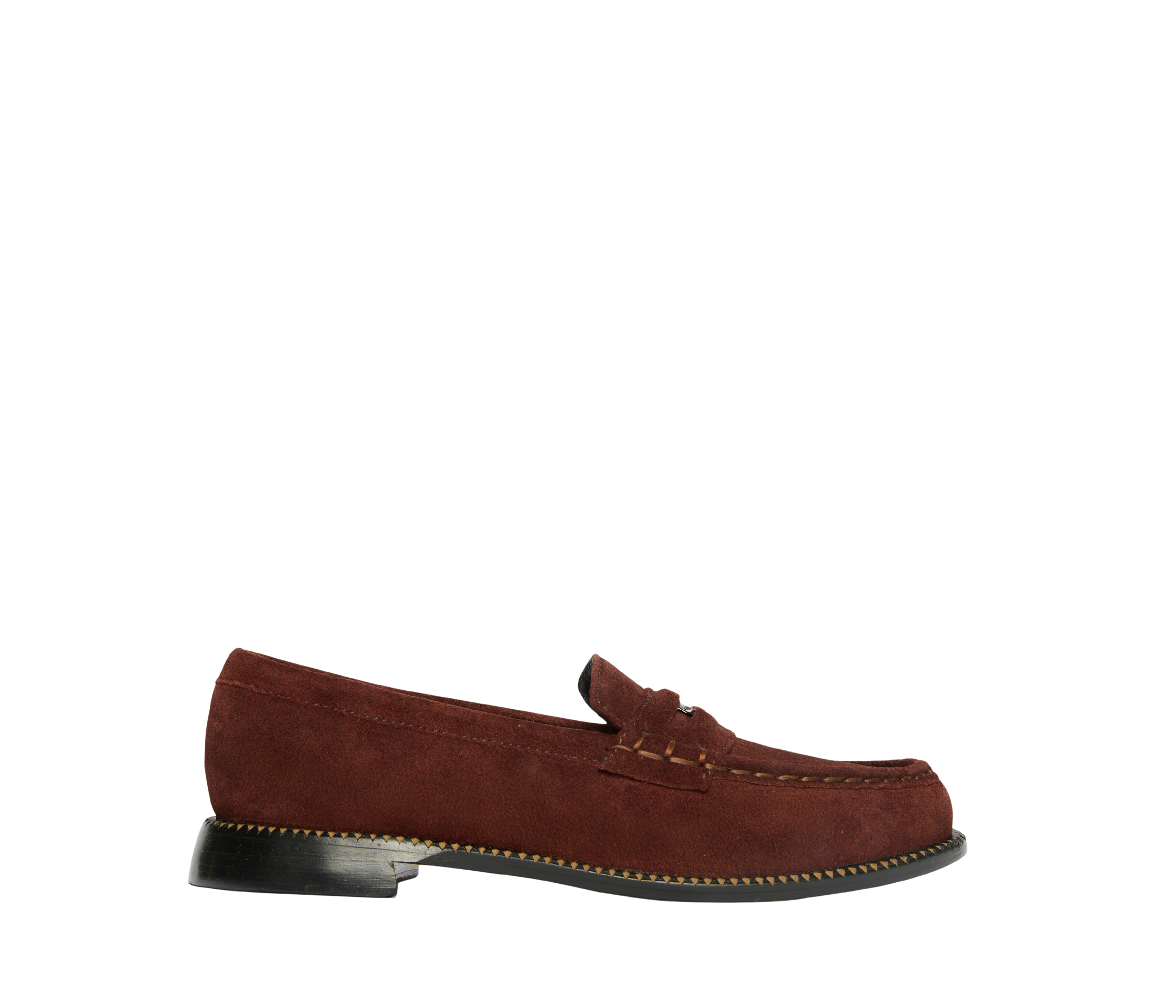 SHOES Elba Loafer in Bordeaux Suede Freda Salvador