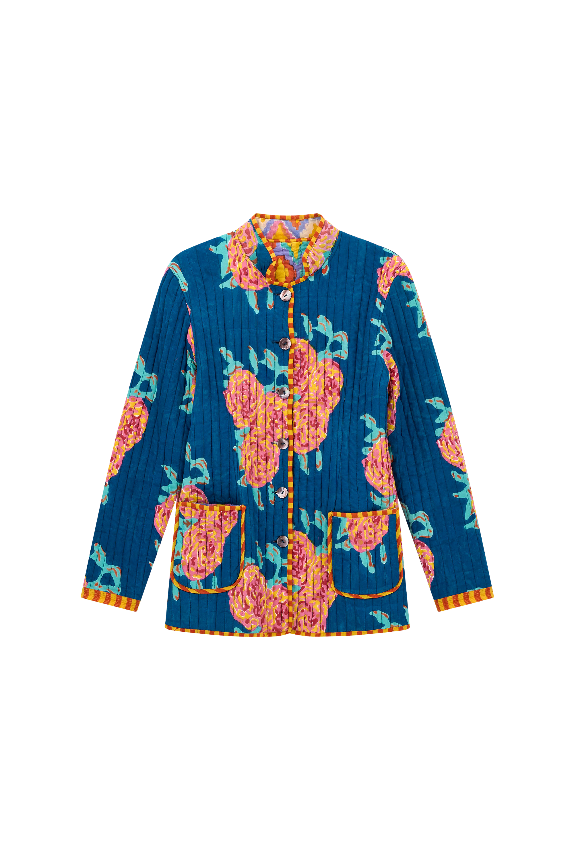 COATS/JACKET Jhodpuri Reversible Jacket Hima Plumbago Lisa Corti