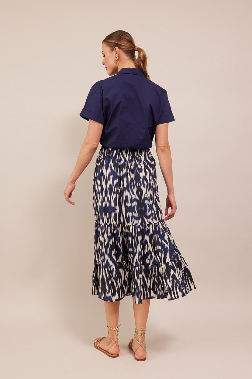 BLOUSES/SHIRTS/TOPS ASBURY TOP IN EVENING BLUE Cara Cara