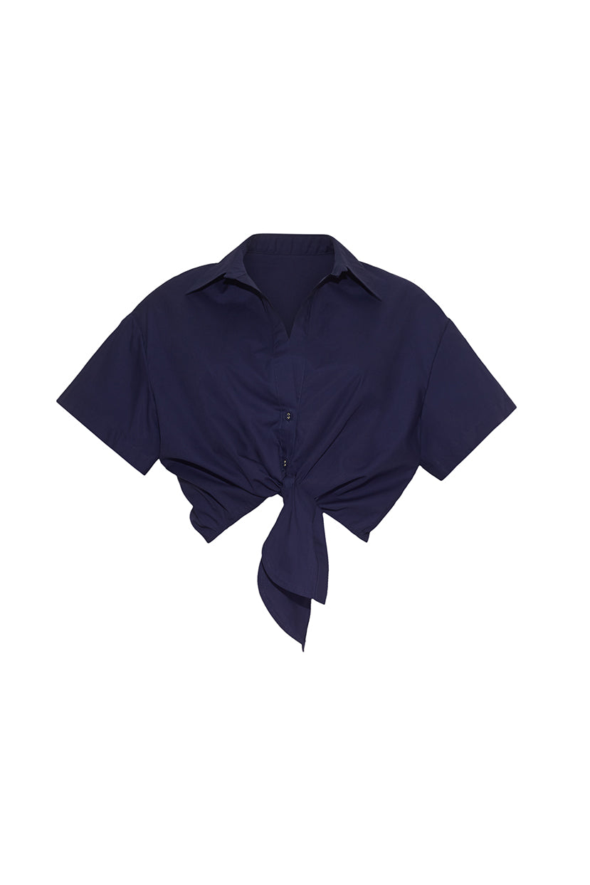 BLOUSES/SHIRTS/TOPS ASBURY TOP IN EVENING BLUE Cara Cara
