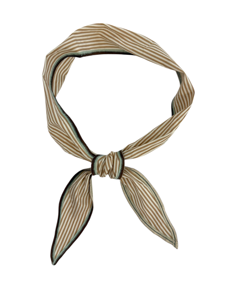 ACCESSORIES Dandy Ascot in Crinkled Beach Stripe The Little Project