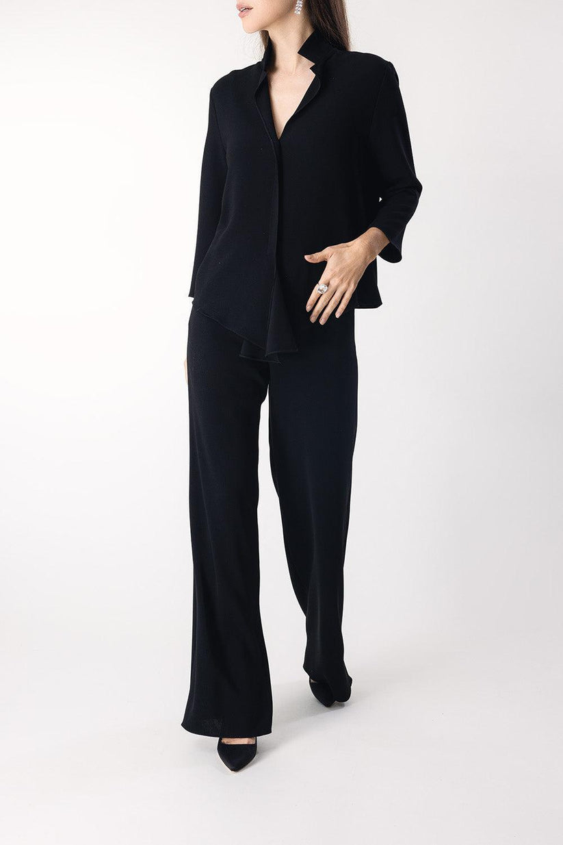 PANTS/SHORTS BIAS WIDE LEG PANT IN BLACK Peter Cohen