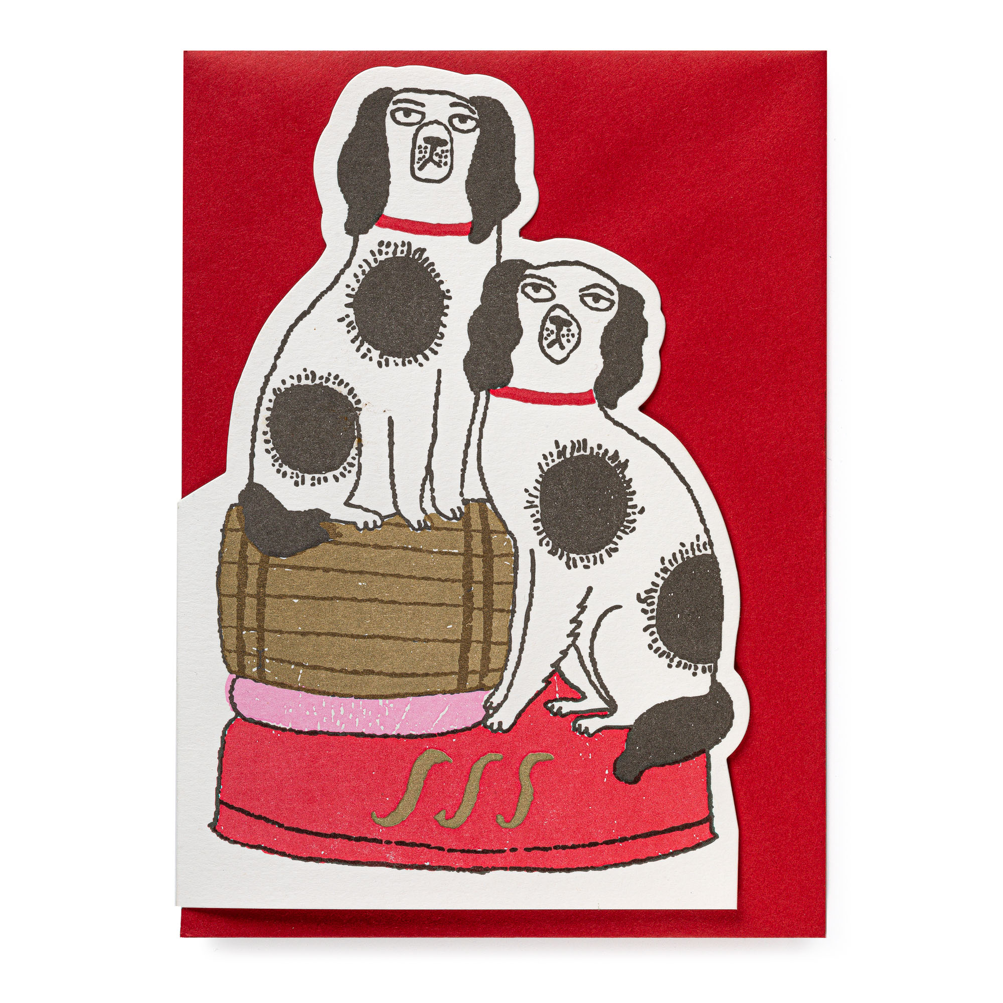 BOOKS/STATIONERY Barrell Dogs - Greeting Card Archivist Gallery