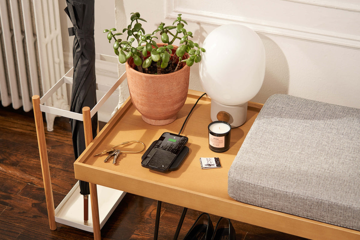 Tech Courant Charger Pad in Black Courant