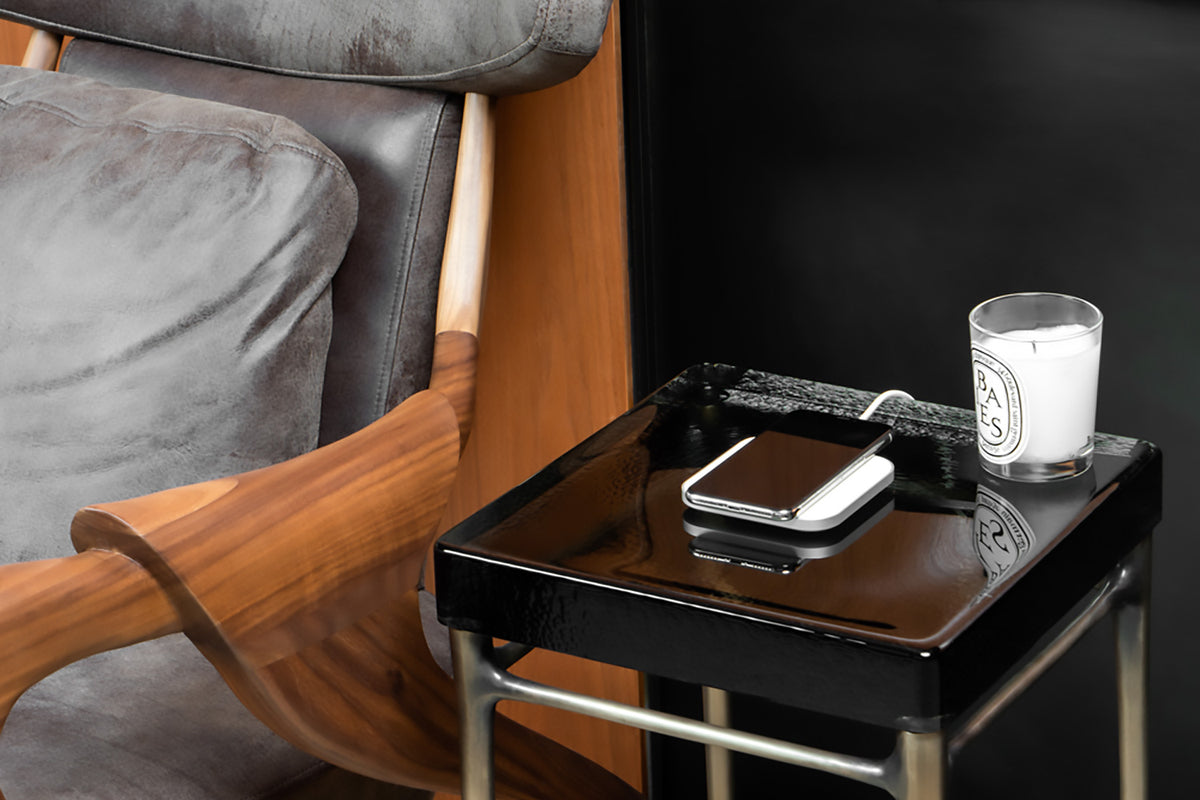 Tech Courant Charger Pad in Bone Courant