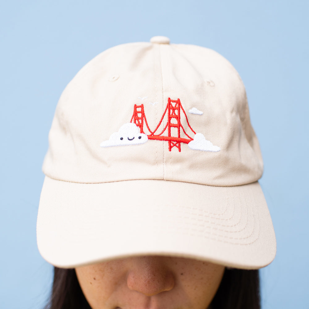 HATS Golden Gate Bridge Cap in Beige Maison Chanamon