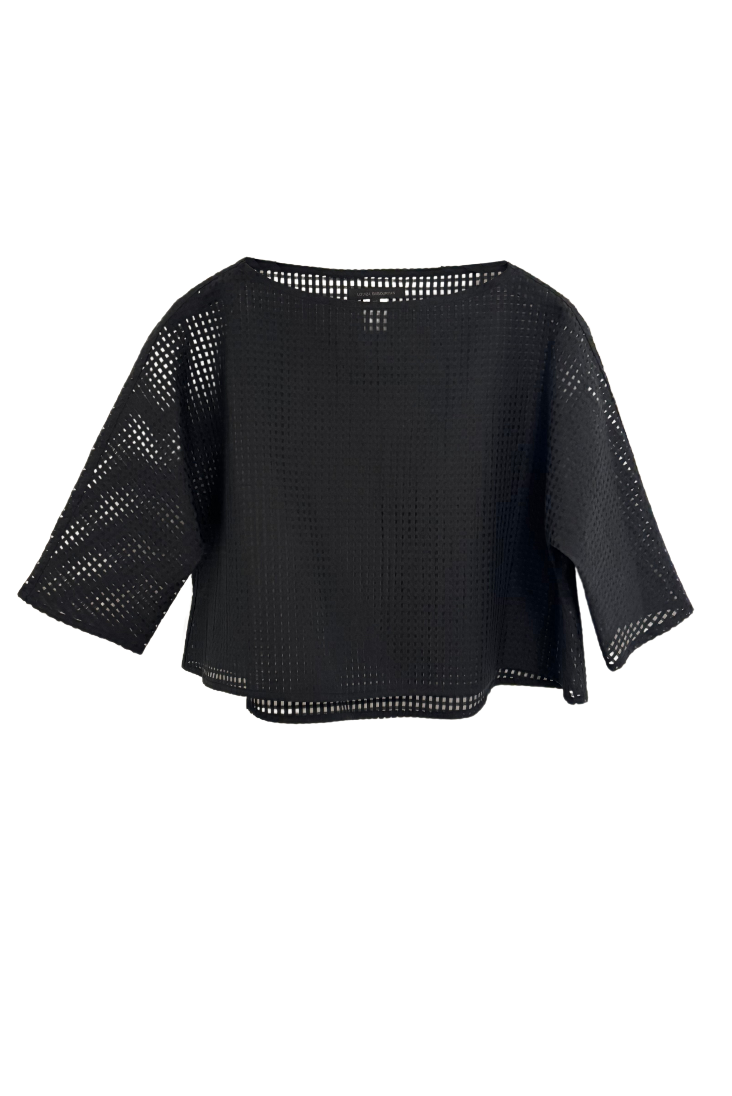 BLOUSES/SHIRTS/TOPS COTTON CHECK TOP Louiza Babouryan