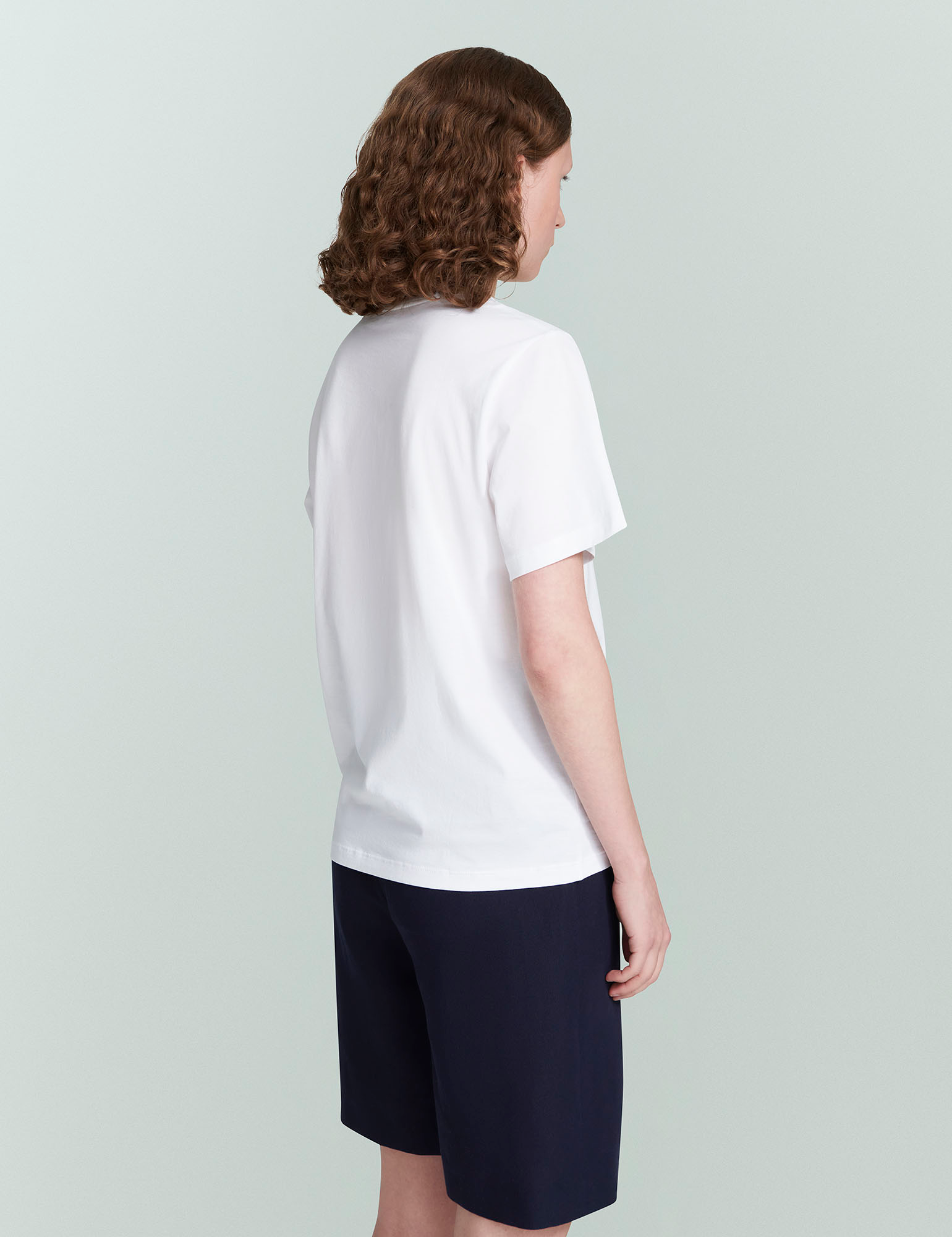 BLOUSES/SHIRTS/TOPS CLASSIC JERSEY T-SHIRT IN WHITE Handvaerk
