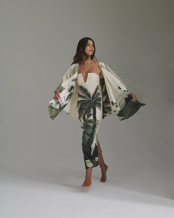 DRESSES/JUMPSUITS ANTIGUA LINEN MIDI DRESS Juan De Dios