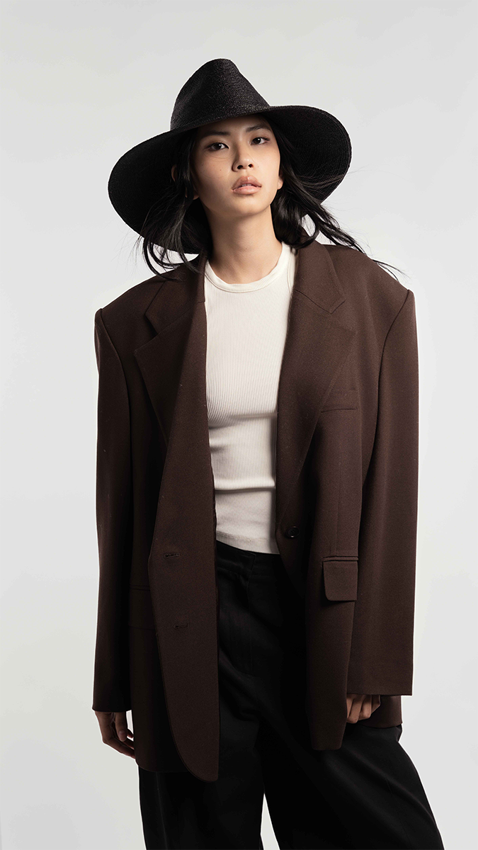 HATS Colette Hat in Black Janessa Leone