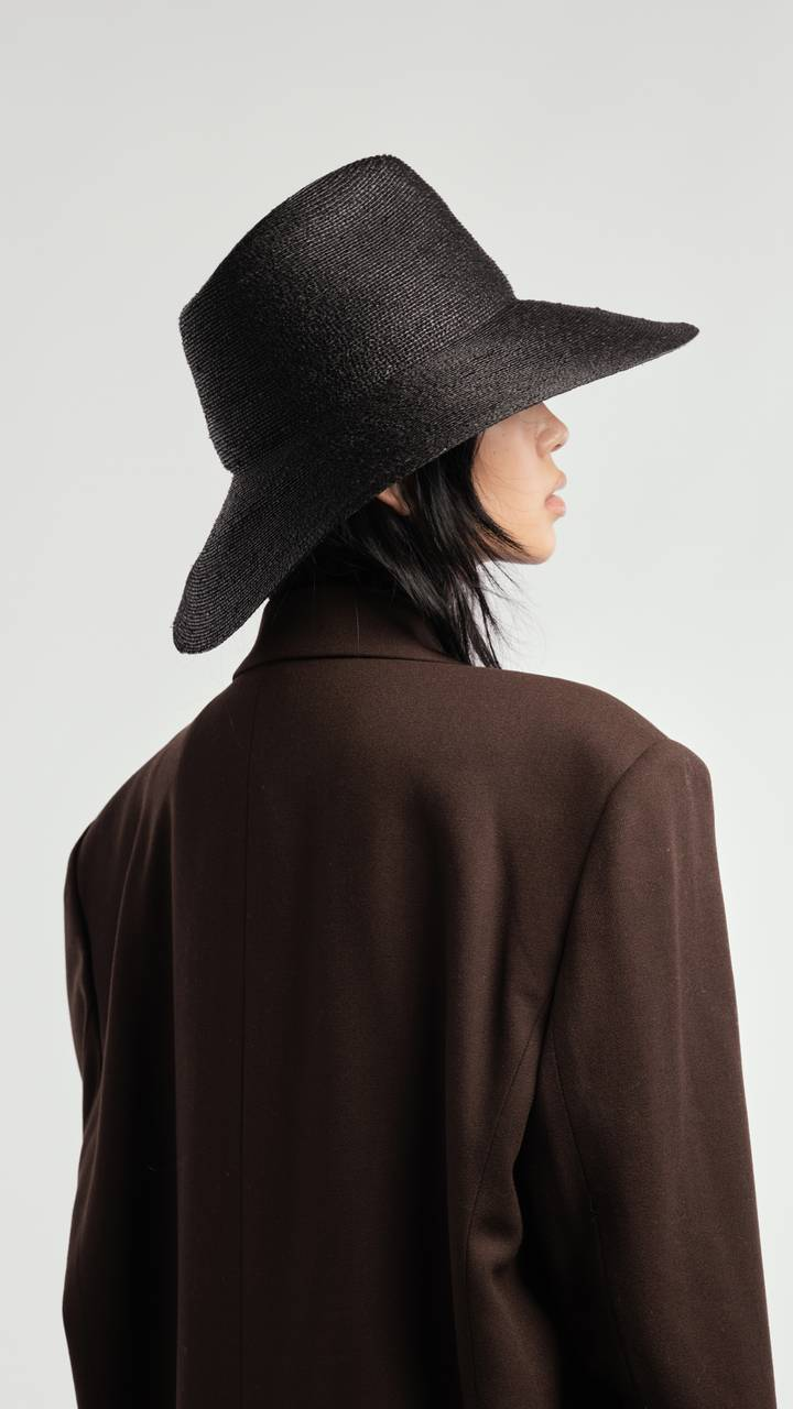 HATS COLETTE HAT IN BLACK Janessa Leone