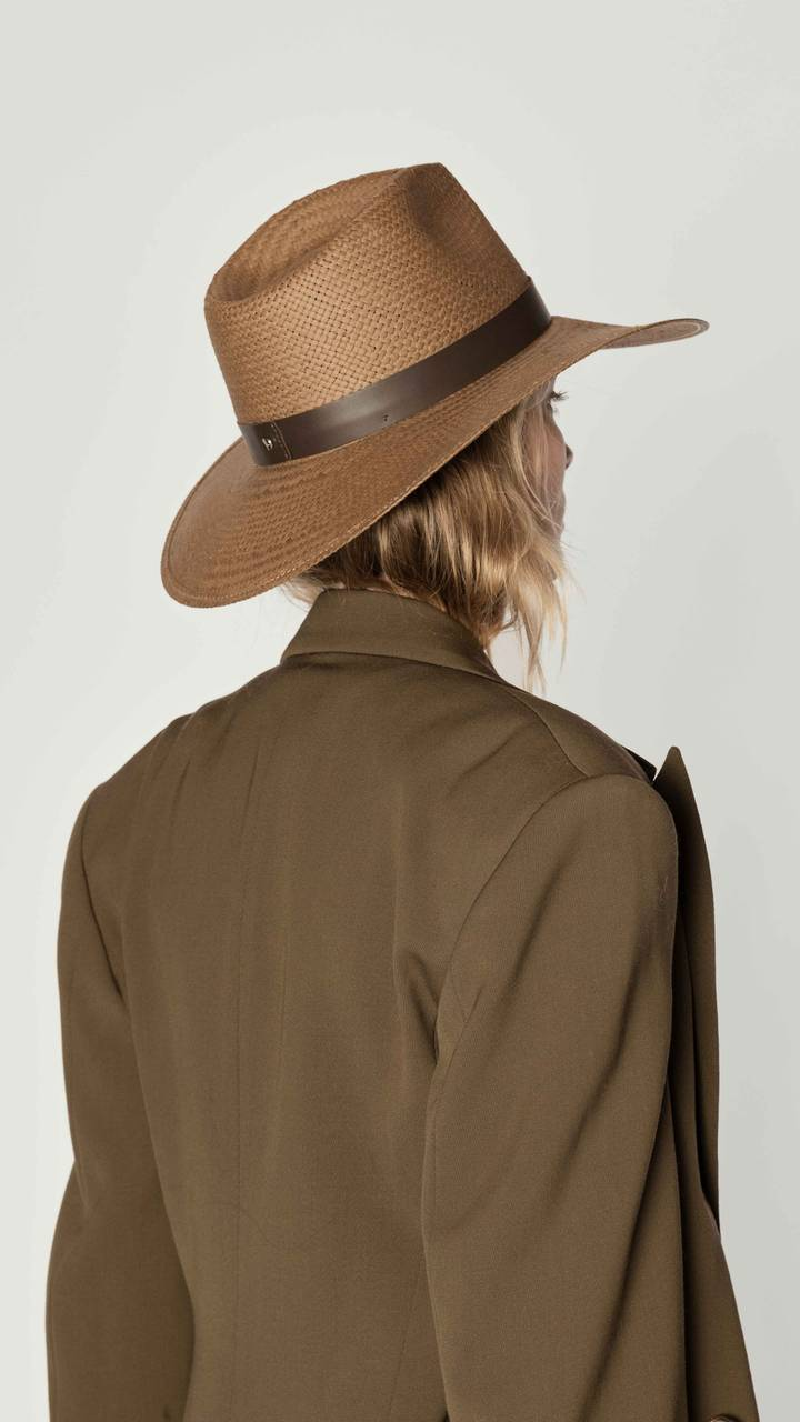 HATS Zoe Hat in Brown Janessa Leone