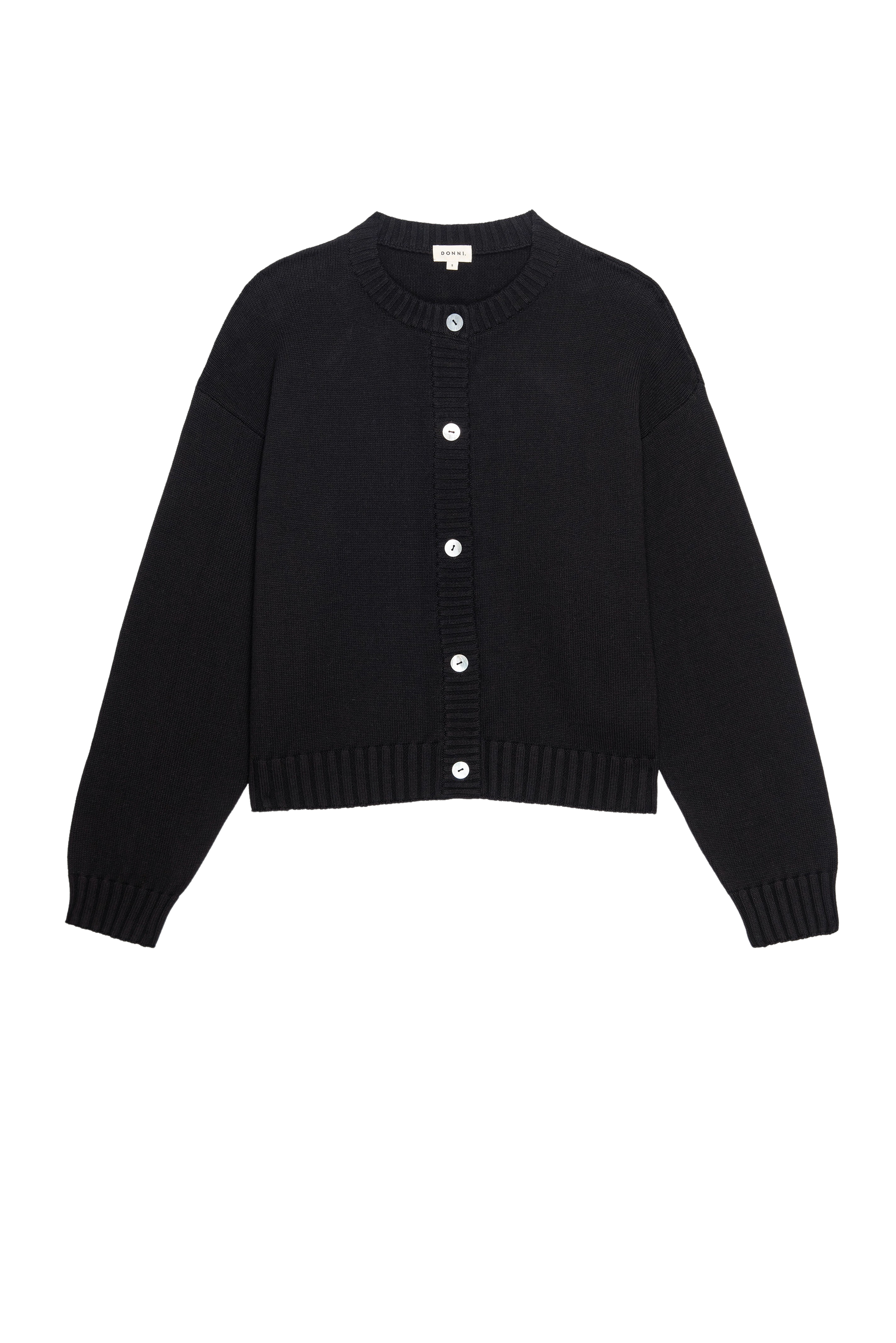 SWEATERS THE COTTON KNIT CARDIGAN Donni