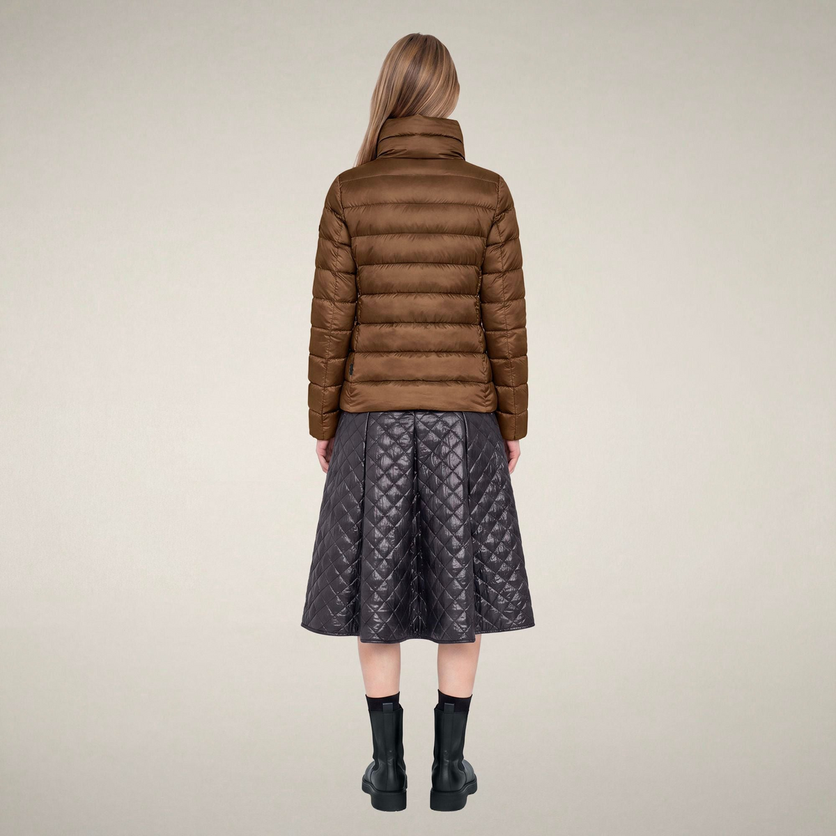 COATS/JACKET Elsie Puffer Jacket in Noisette Brown Save The Duck