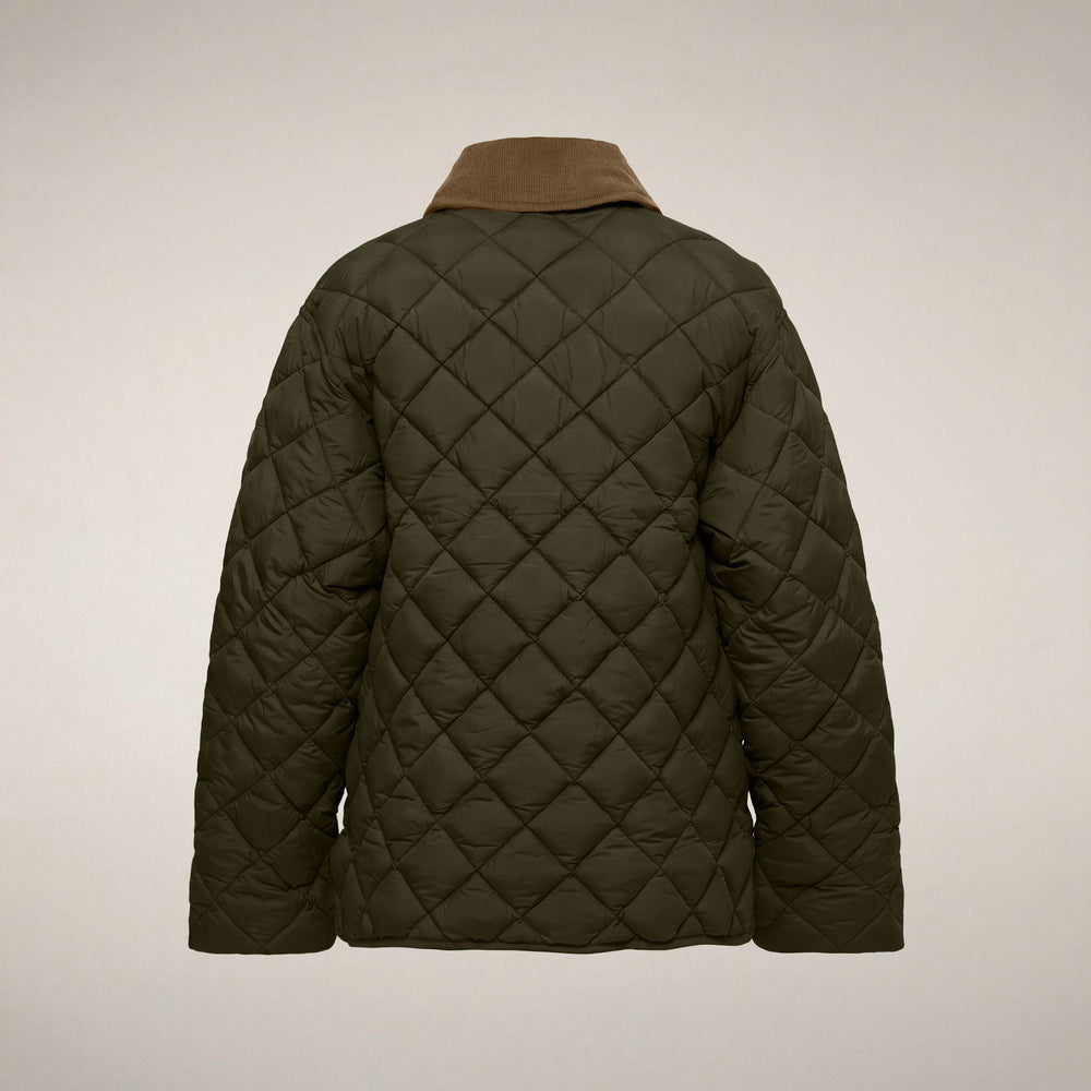 COATS/JACKET Jodie Quilted Jacket in Snake Green Save The Duck