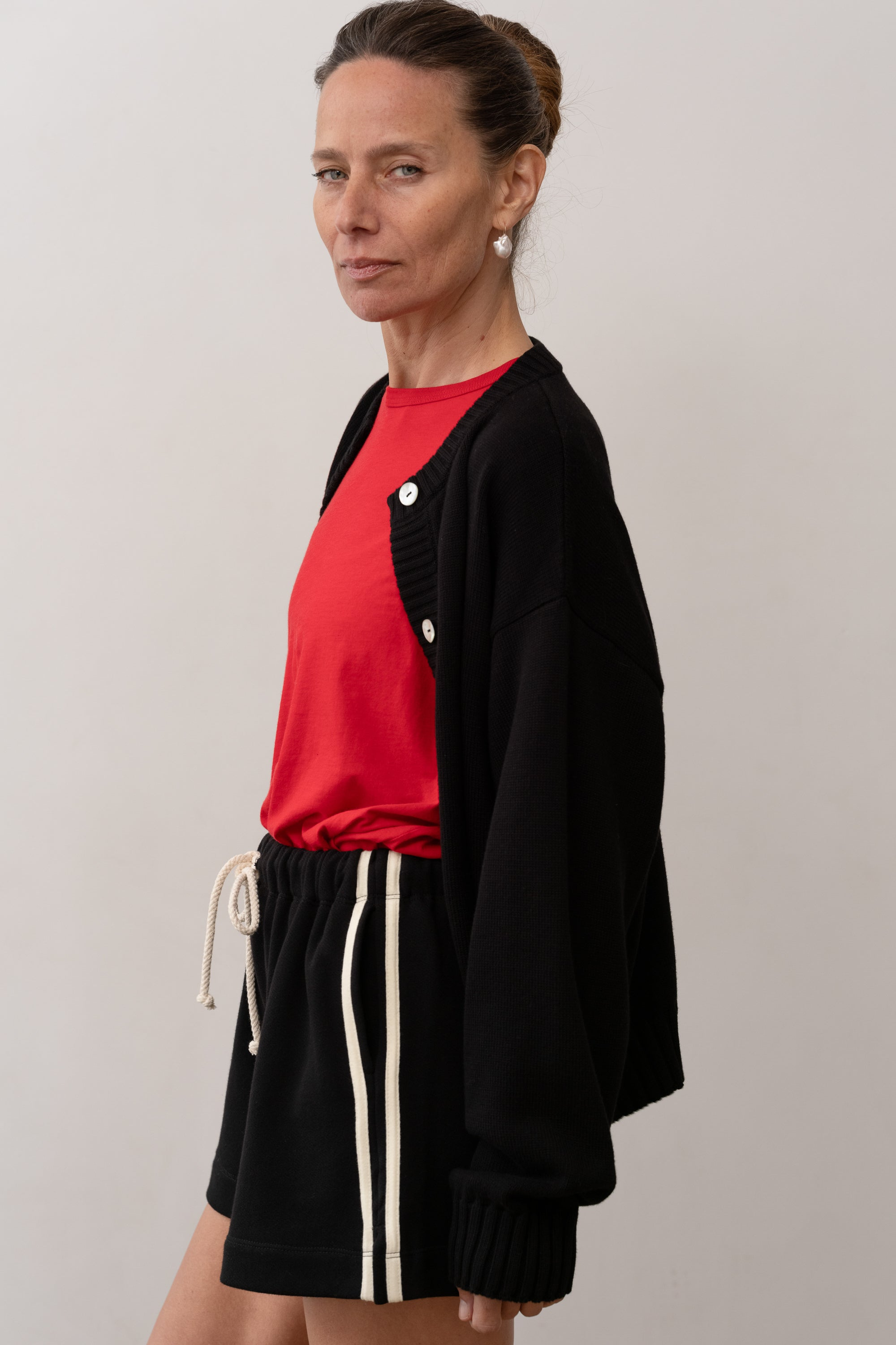 SWEATERS THE COTTON KNIT CARDIGAN Donni