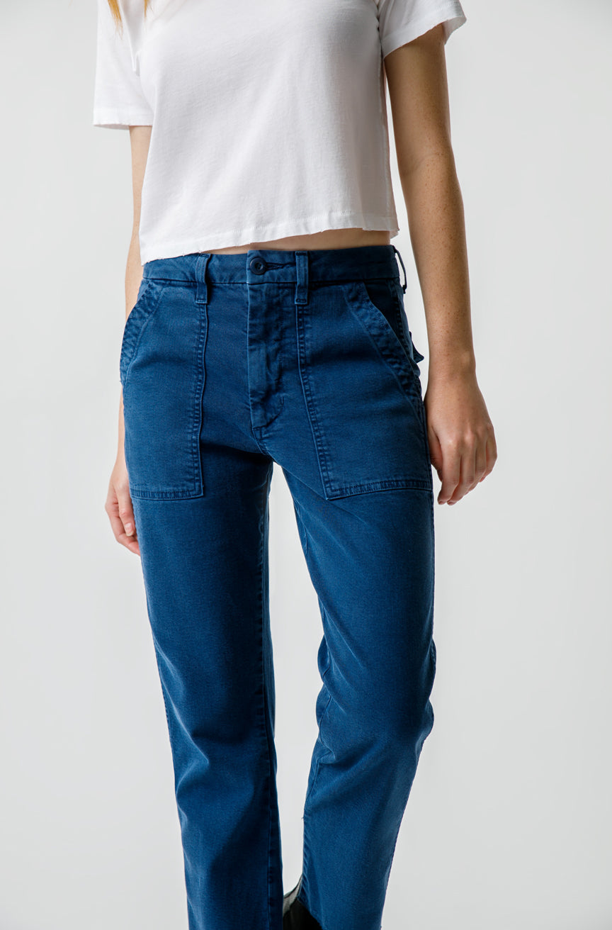 PANTS/SHORTS Easy Army Trouser in Neptune AMO