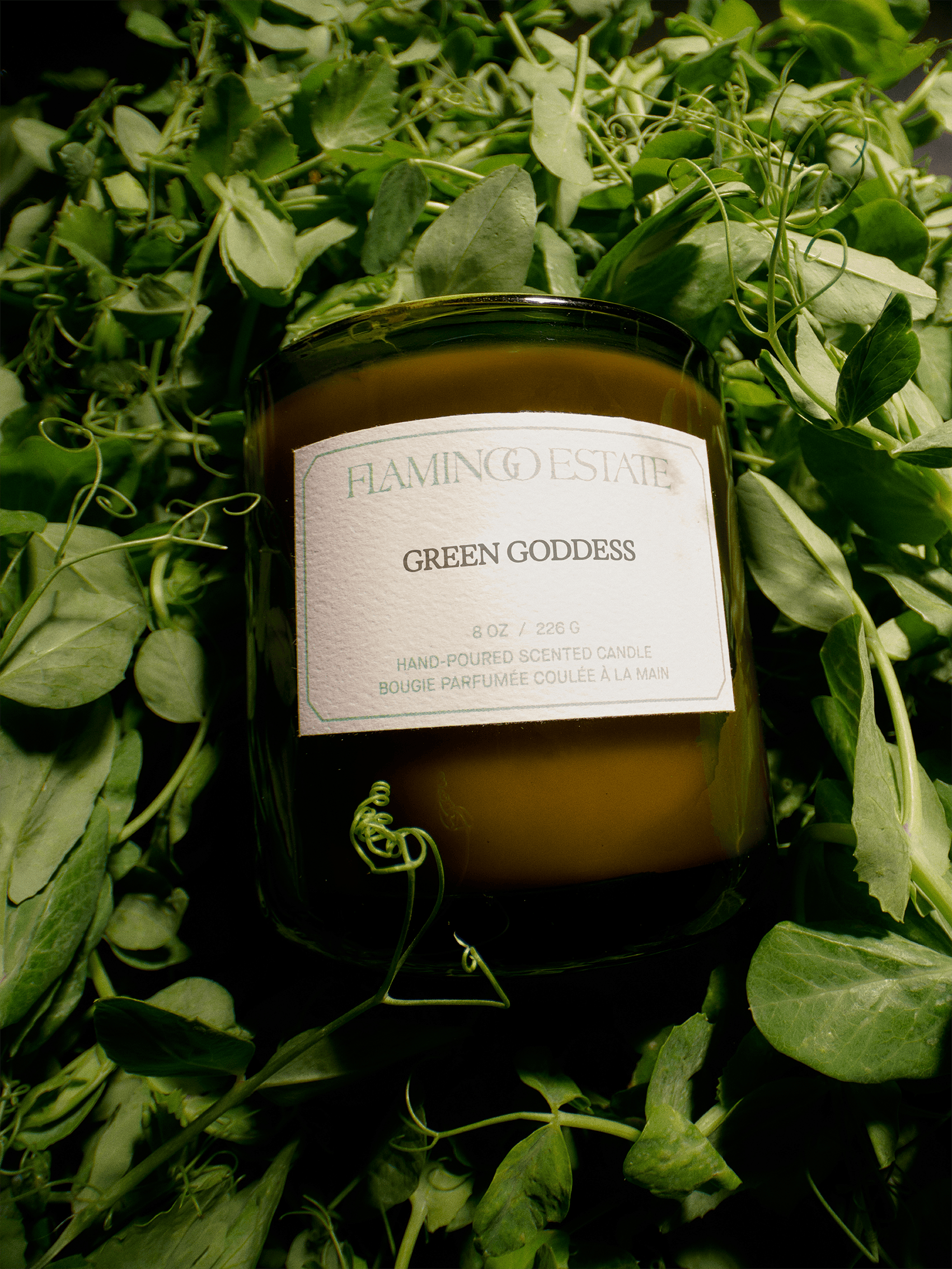 CANDLES/HOME FRAGRANCE Green Goddess Candle Flamingo Estate