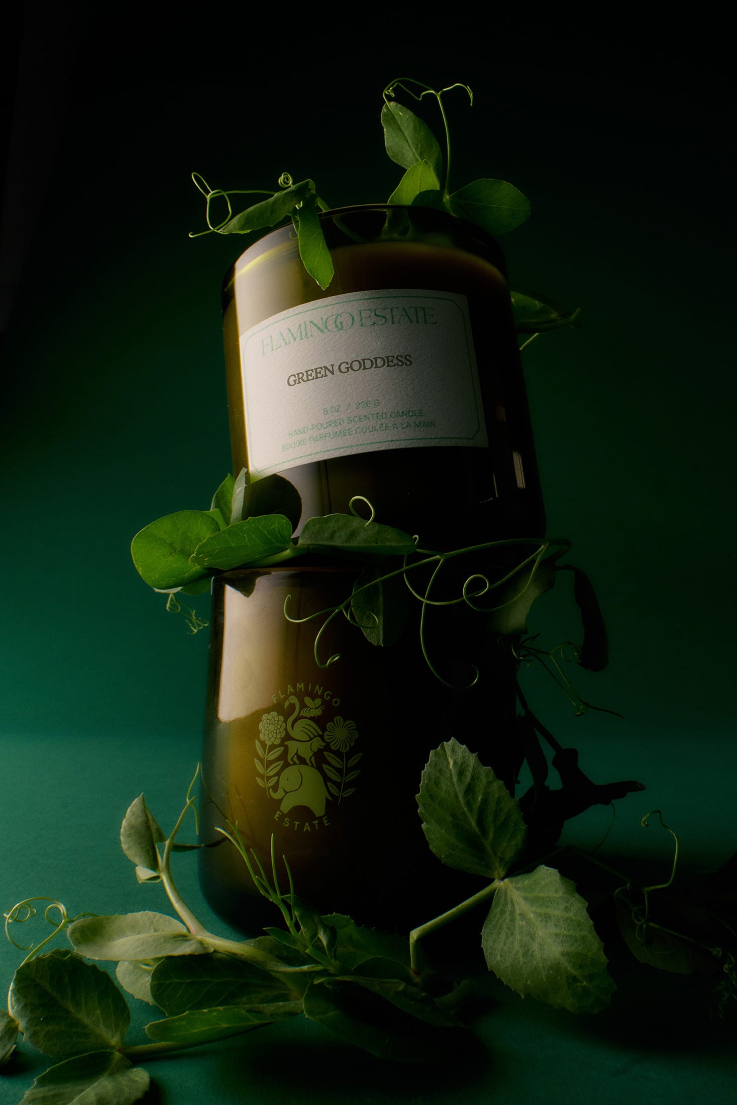 CANDLES/HOME FRAGRANCE Green Goddess Candle Flamingo Estate