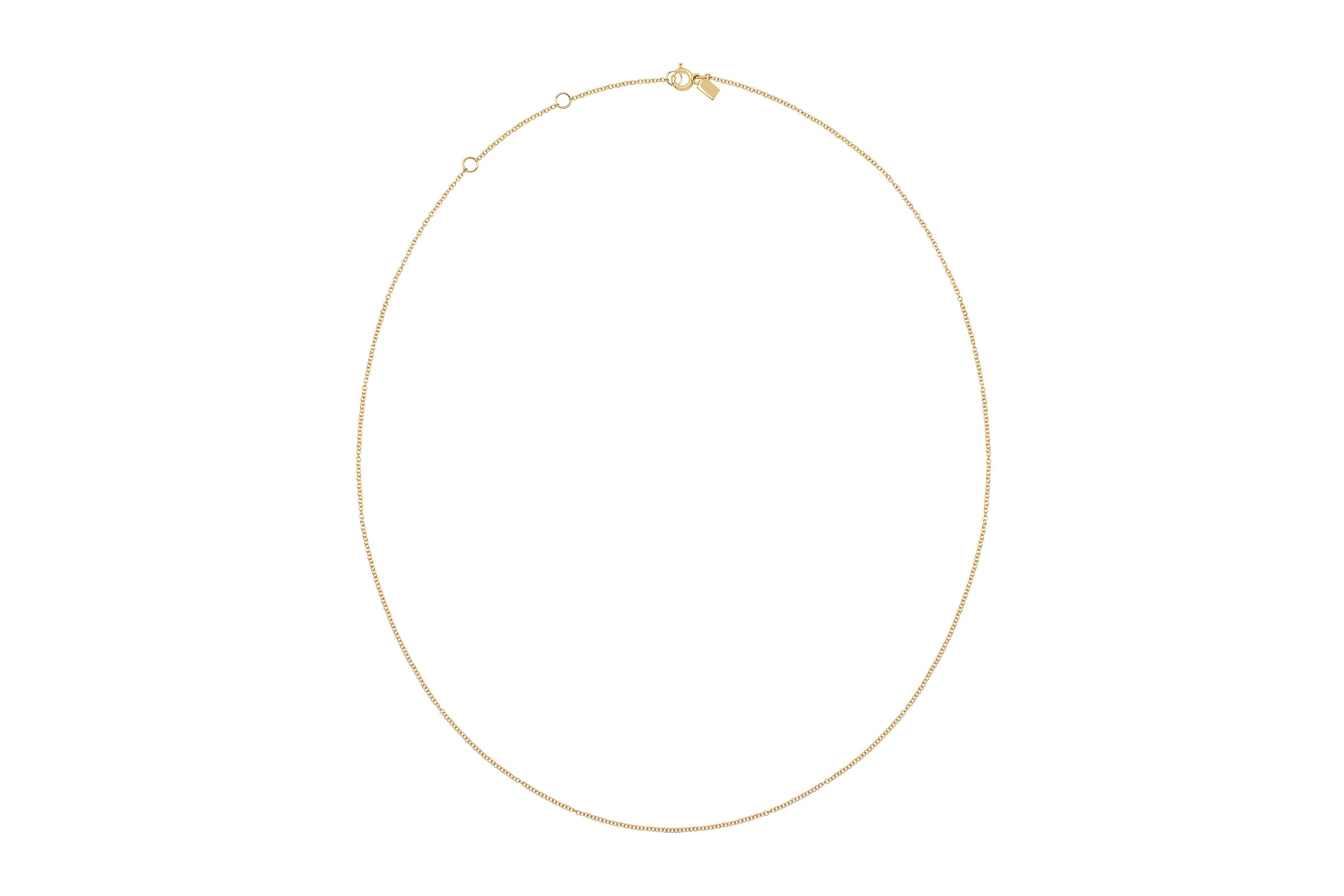 JEWELRY Chain Necklace in Yellow Gold EF Collection