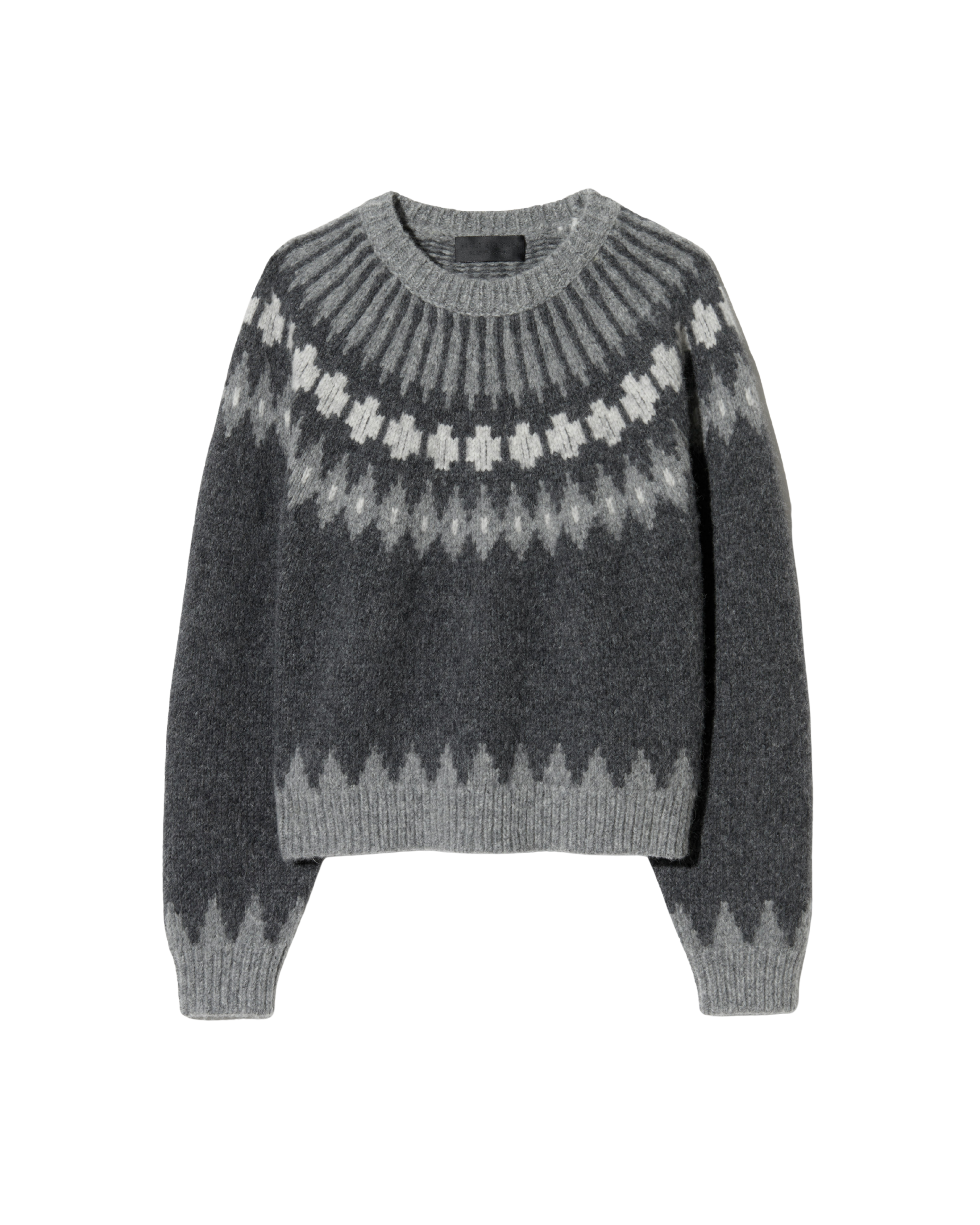 SWEATERS Alena Sweater in Dark Grey Melange Nili Lotan