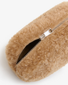 ACCESSORIES Noor Bouclette Pouch in Camel Apparis