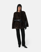 COATS/JACKET Sloane Cape in Leopard Apparis