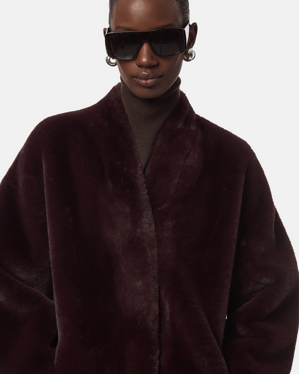 COATS/JACKET Jane Coatigan in Burgundy Apparis