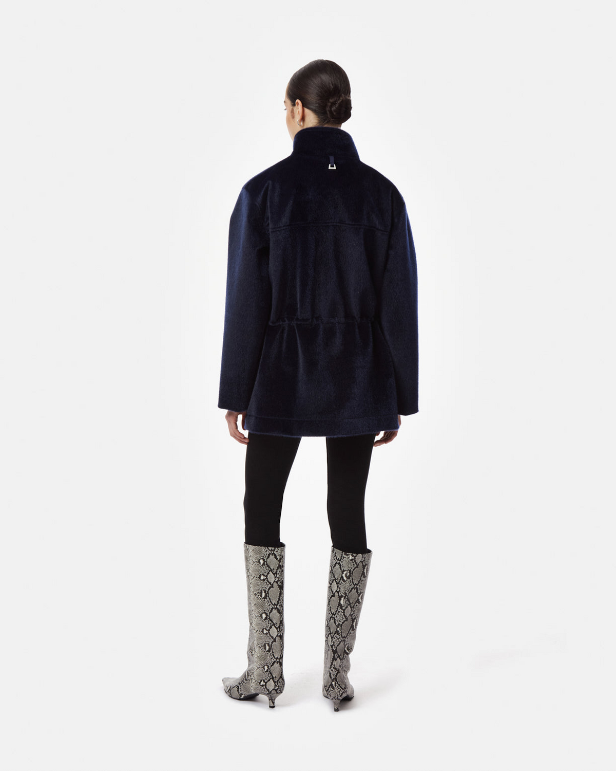 COATS/JACKET Edie Pony Parka in Navy Apparis