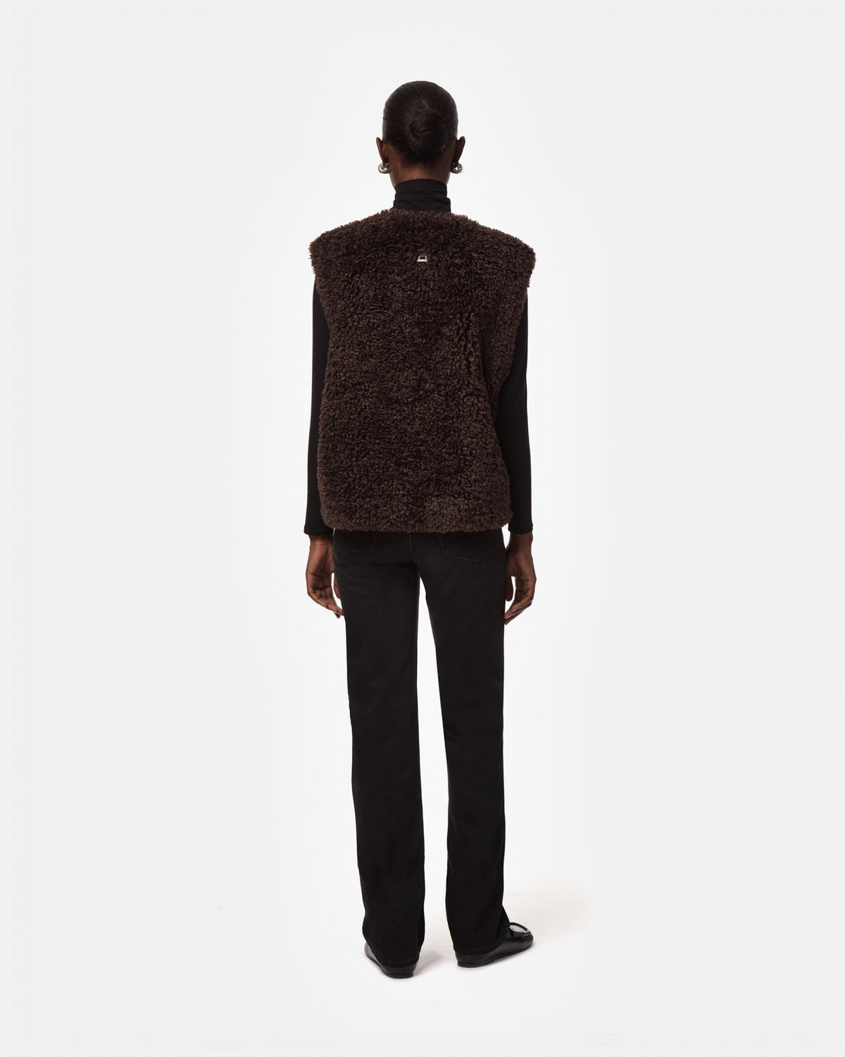 COATS/JACKET Lyle Bouclette Vest in Brown Apparis