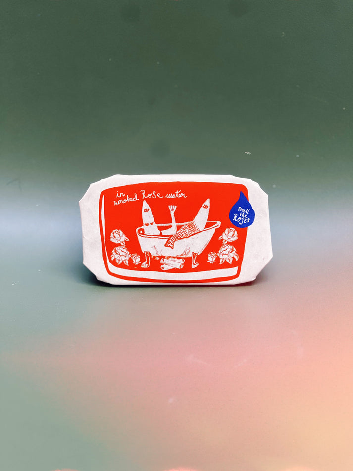 CANDLES/HOME FRAGRANCE Tinned Fish Candle in Smoked Rose Water TINNED CANDLE