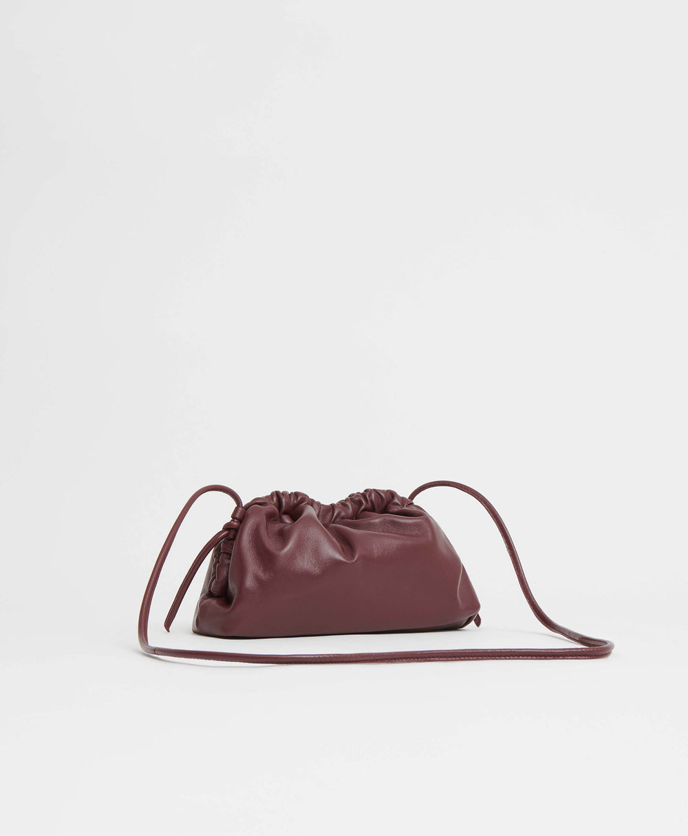 HANDBAGS Mini Cloud Clutch in Pomegranate Mansur Gavriel