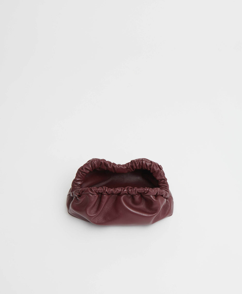 HANDBAGS Mini Cloud Clutch in Pomegranate Mansur Gavriel